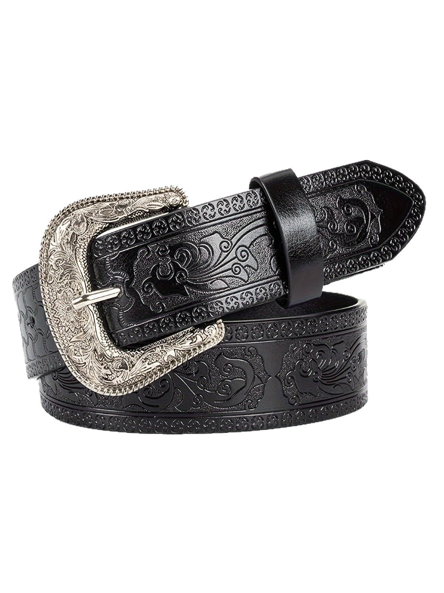 Cinturón de Mujer Vintage Estilo Western en Denim