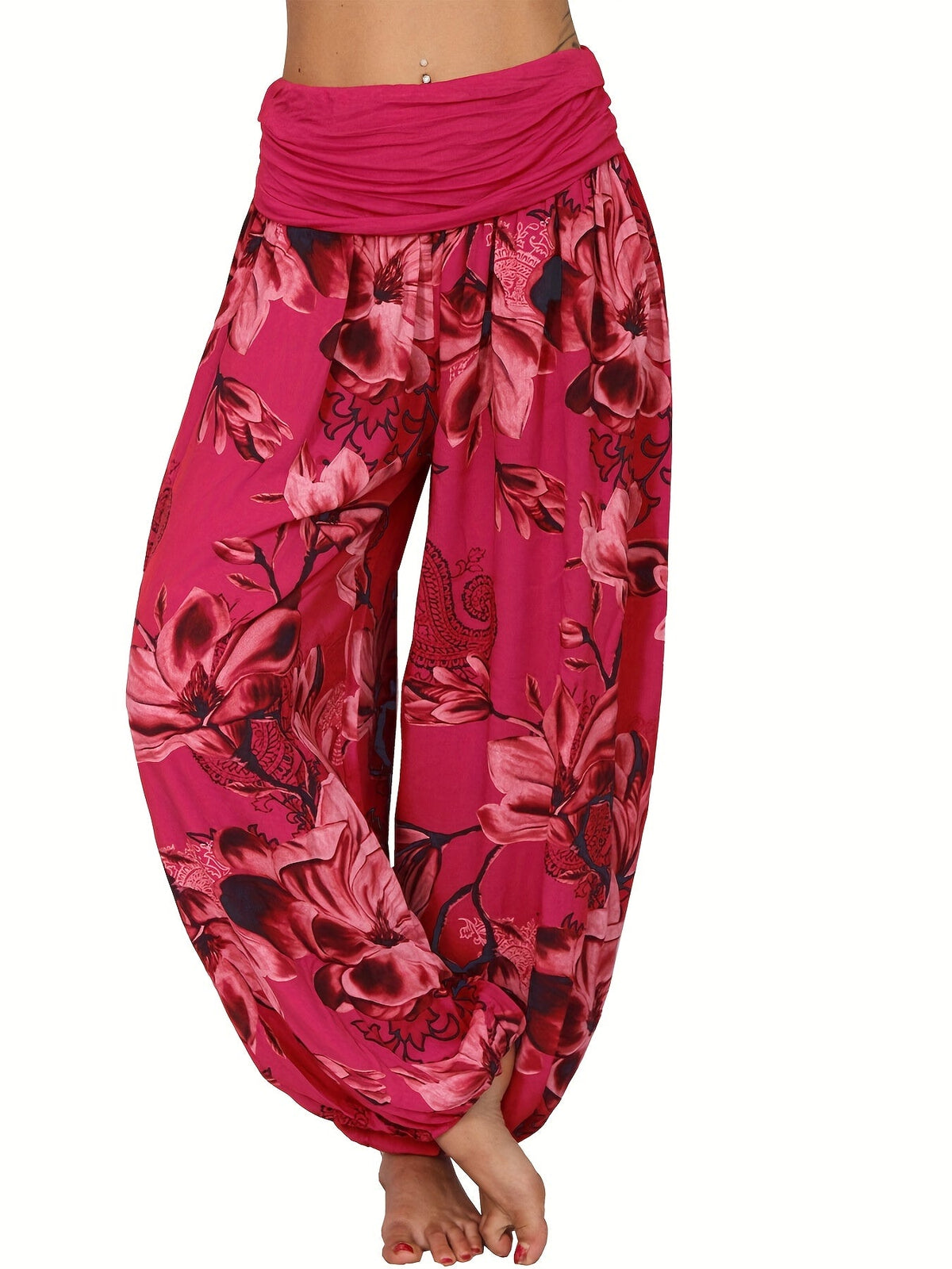 PANTALONS FLORAUX POUR FEMMES