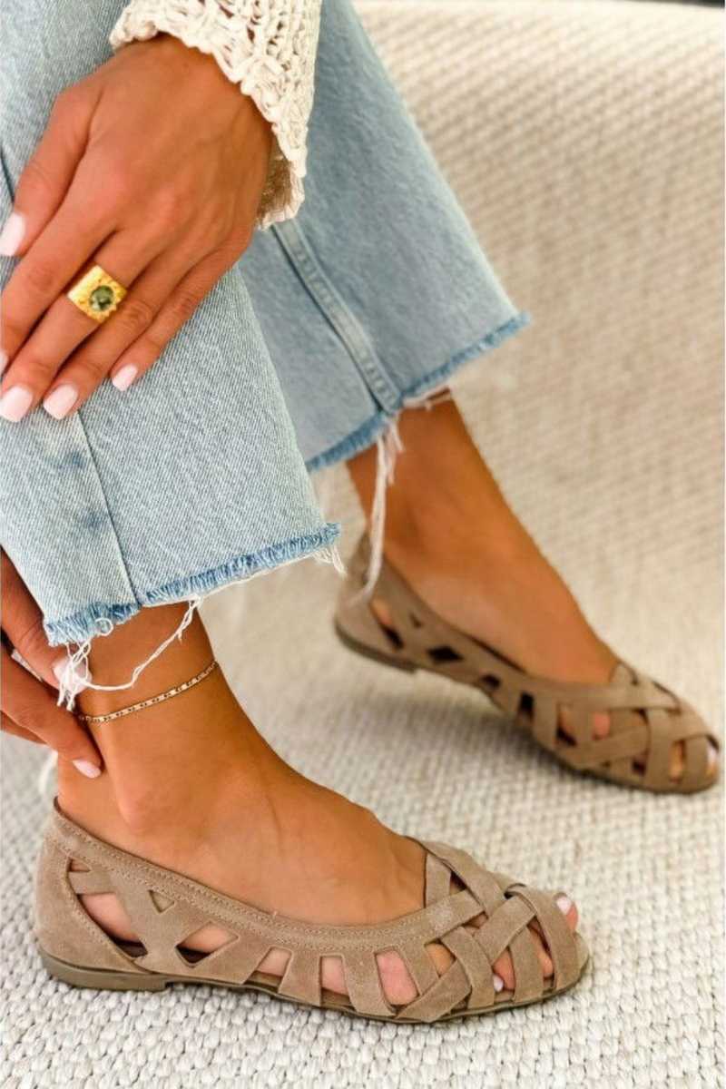SANDALES D'ÉTÉ TRESSÉES POUR FEMMES