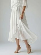 Robe Midi Drapée Elric