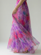 Robe Maxi à Enveloppe Douce Isel