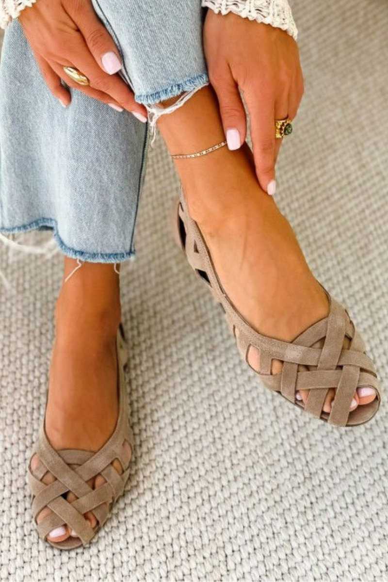 SANDALES D'ÉTÉ TRESSÉES POUR FEMMES