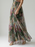 Robe Maxi à Enveloppe Douce Isel
