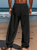 MATHIS | PANTALON LÉGER EN LIN AVEC CORDON
