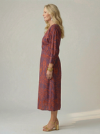 Robe Midi Wrap Naturelle Lune