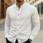 CHEMISE EN LIN ET COTON