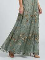 Robe Maxi Halter Bloom Flow Selora