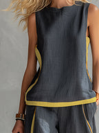 ENSEMBLE LIN CHIC POUR FEMME