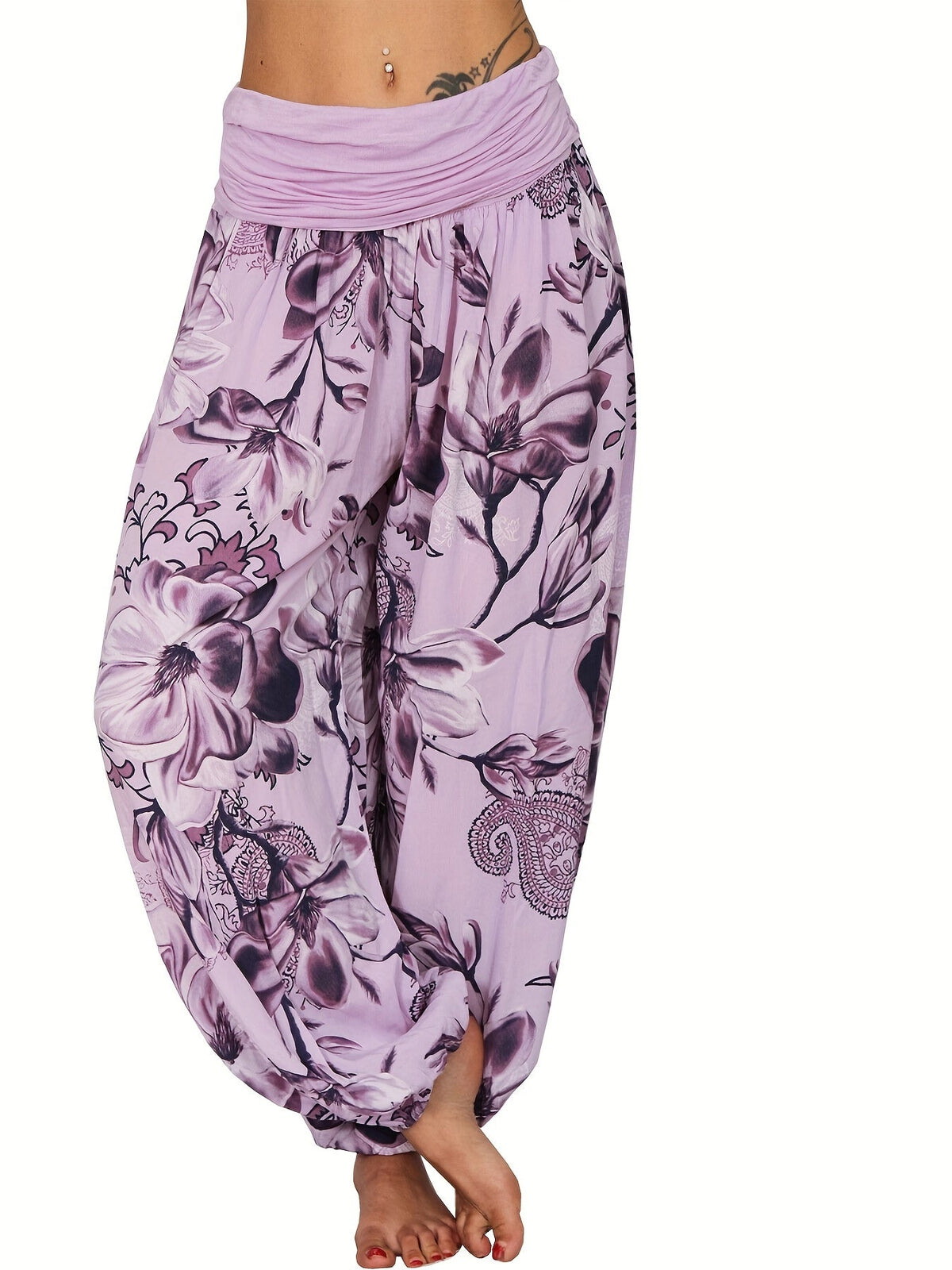 PANTALONS FLORAUX POUR FEMMES