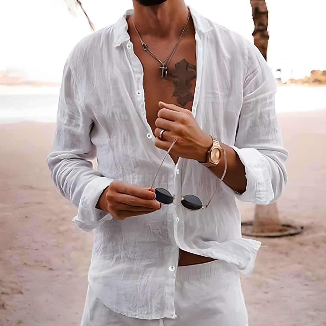 CHEMISE D'ÉTÉ EN COTON NATUREL