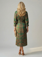 Robe Midi Wrap Naturelle Lune