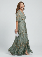 Robe Maxi Halter Bloom Flow Selora