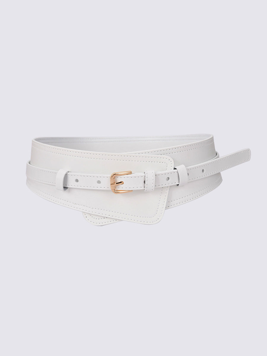 Cinturón Ancho de Mujer de Moda Estilo Harness en Cuero Sintético