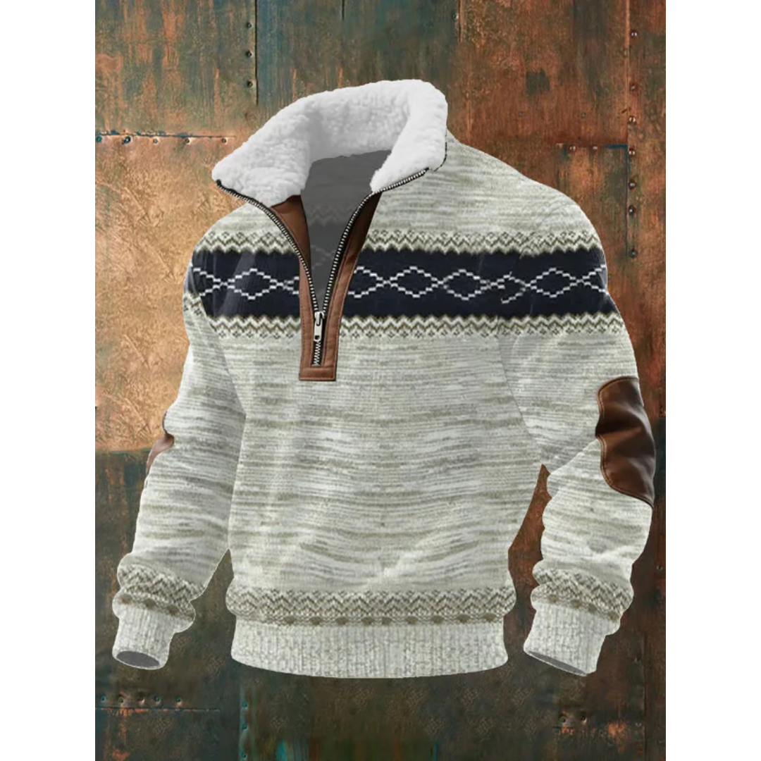 PULL À COL HAUT EN POLAIRE