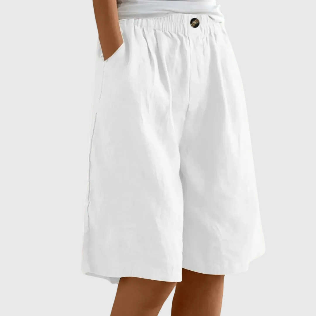 Shorts Amples Taille Élastique Marie