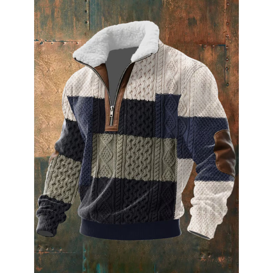 PULL À COL HAUT EN POLAIRE