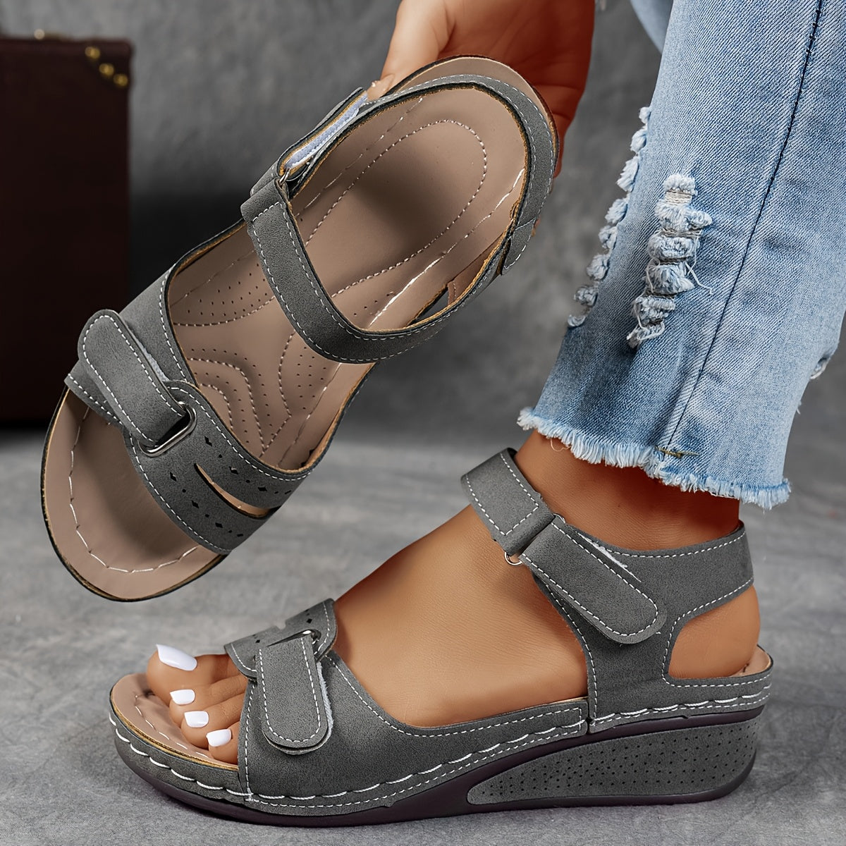 SANDALES PLATEFORME ERGONOMIQUES POUR FEMMES