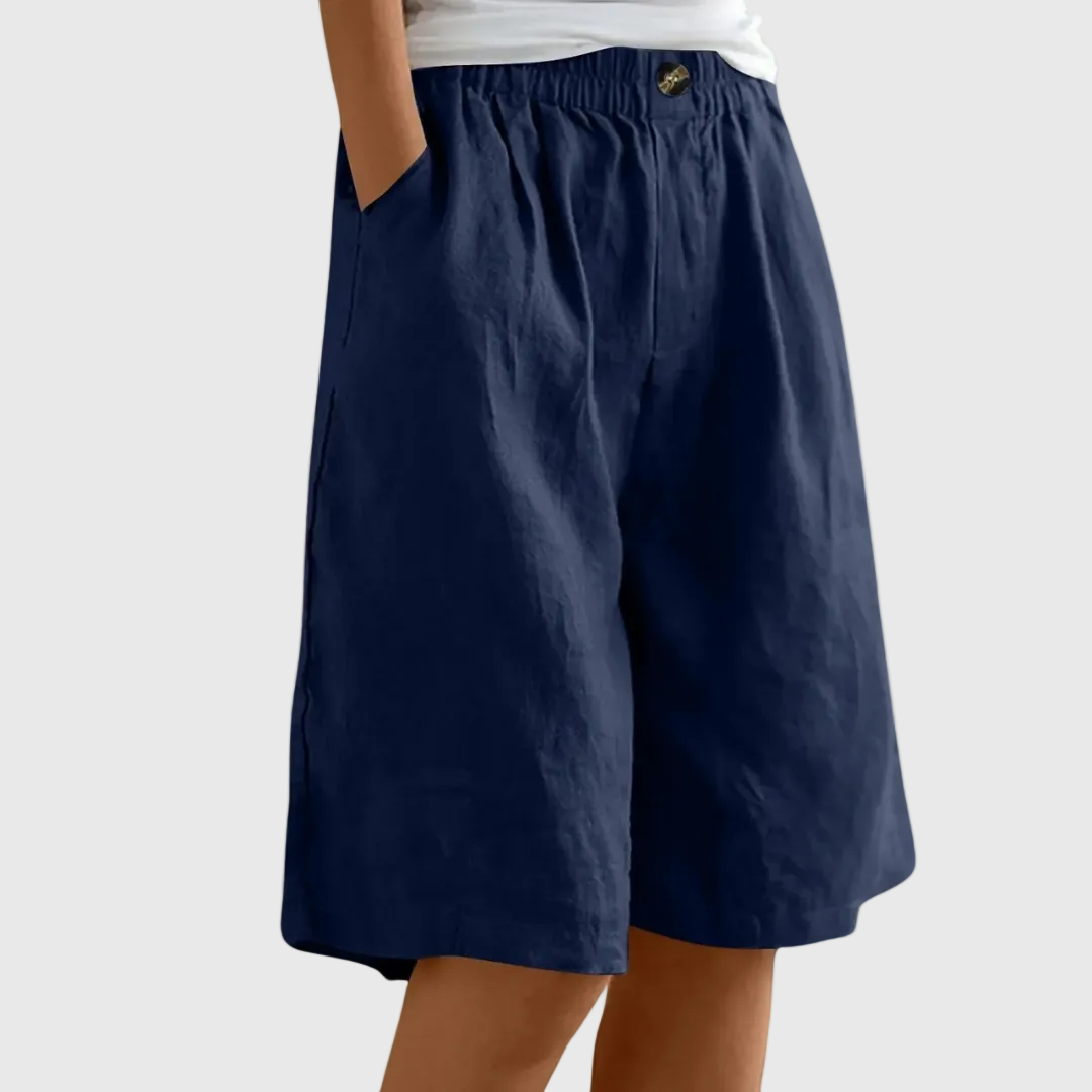 Shorts Amples Taille Élastique Marie