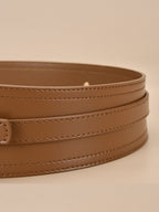Cinturón Ancho de Mujer de Moda Estilo Harness en Cuero Sintético