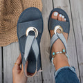 SANDALES PLATES POUR FEMMES