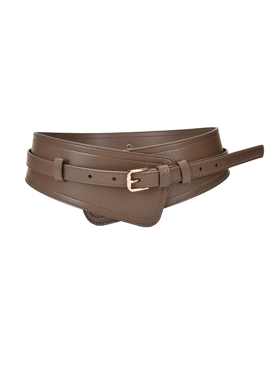Cinturón Ancho de Mujer de Moda Estilo Harness en Cuero Sintético