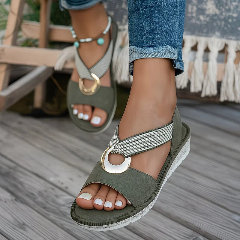 SANDALES PLATES POUR FEMMES