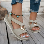 SANDALES PLATES POUR FEMMES