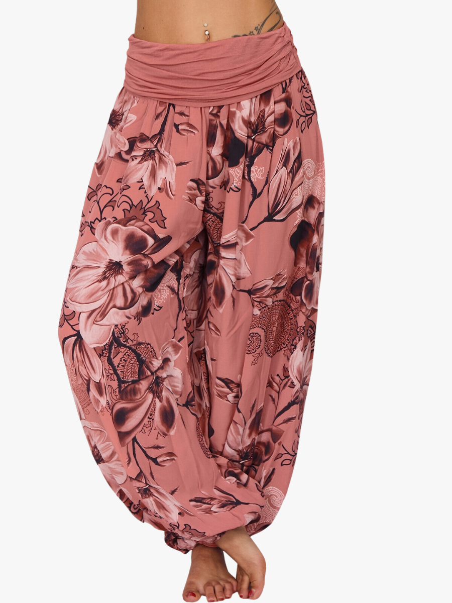 PANTALONS FLORAUX POUR FEMMES