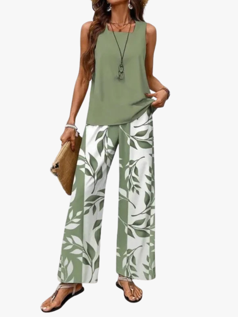 ENSEMBLE D'ÉTÉ SANS MANCHES POUR FEMME