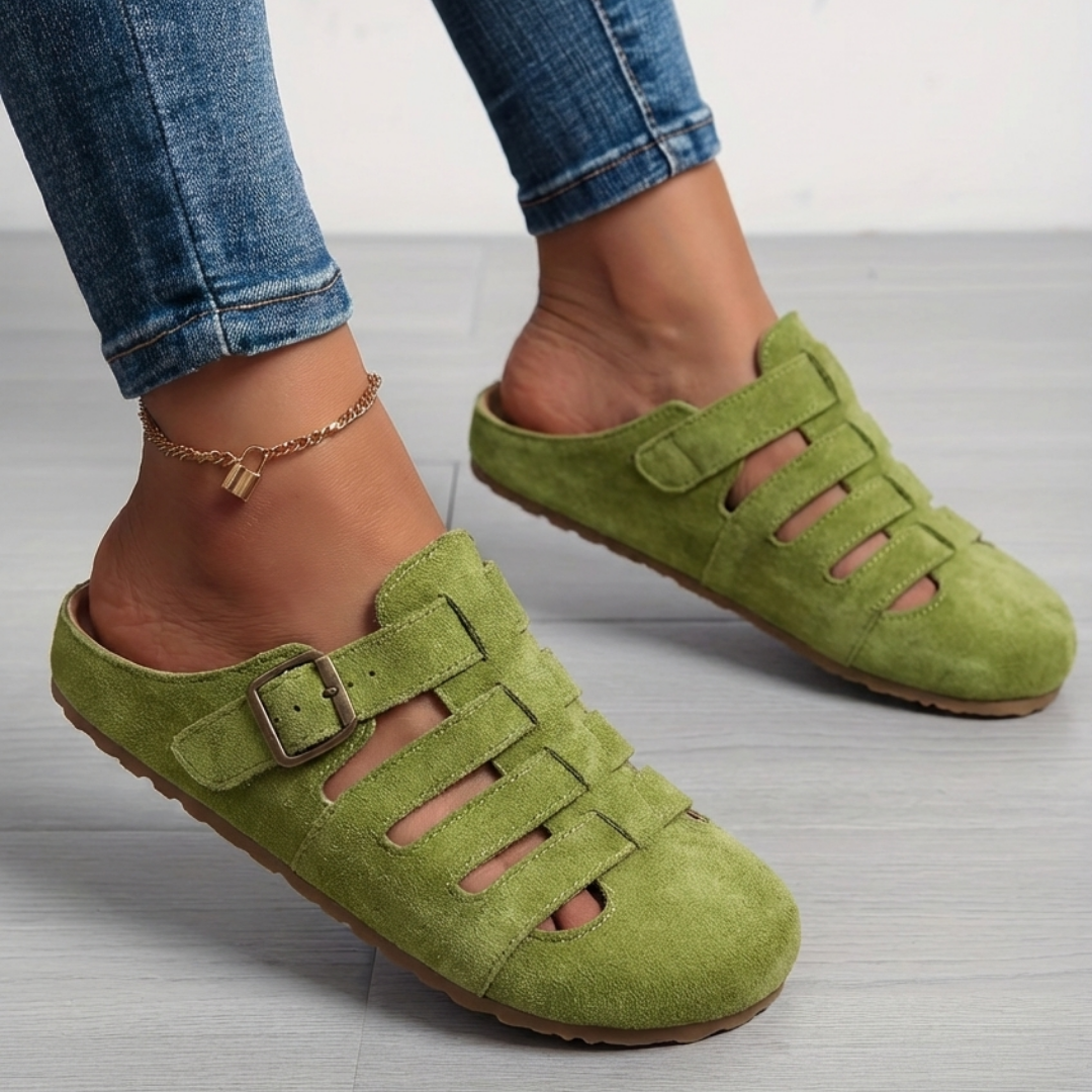 SANDALES MULES AJUSTABLES POUR FEMMES