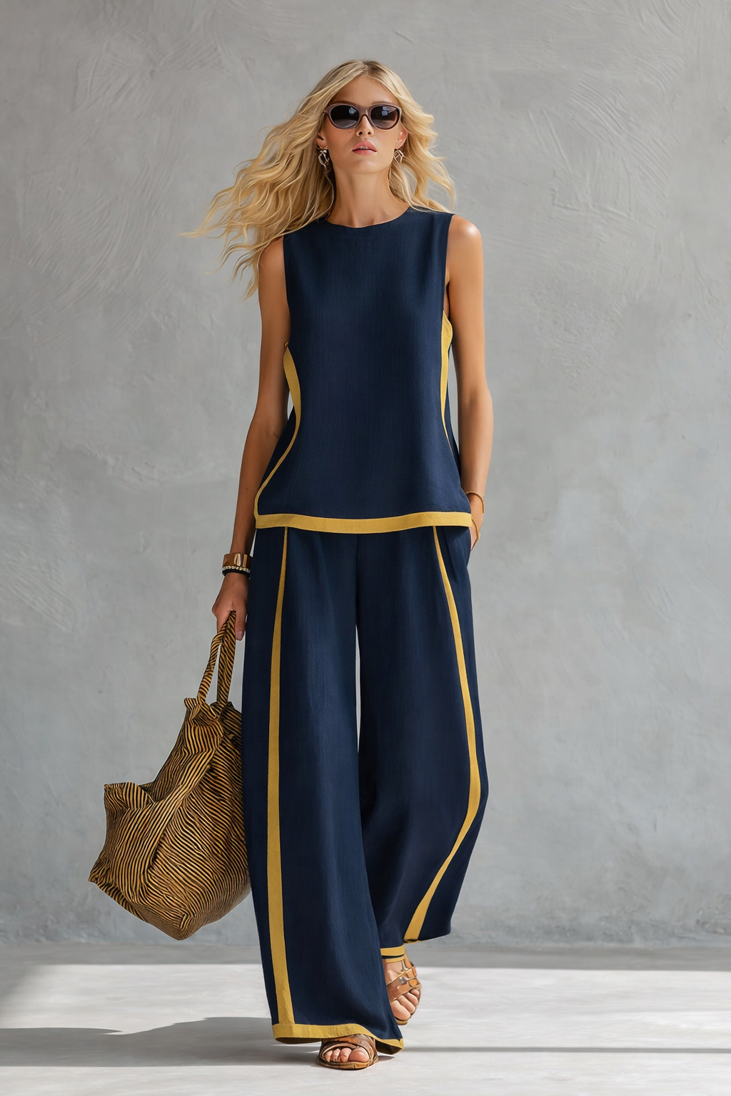 ENSEMBLE LIN CHIC POUR FEMME