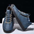 CHAUSSURES EN NABUK AVEC ZIP POUR HOMME
