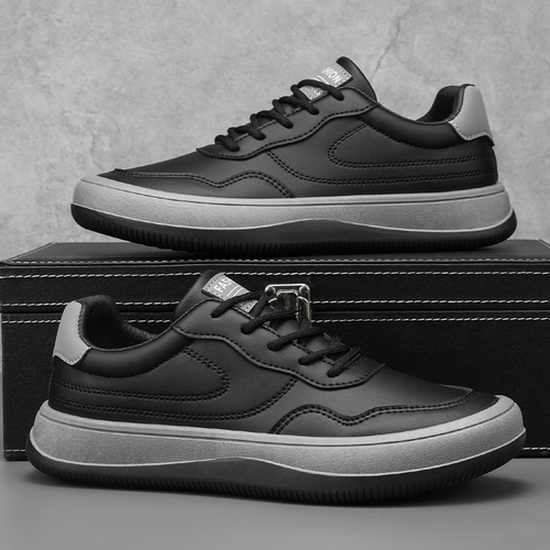 BASKETS EN CUIR VÉRITABLE