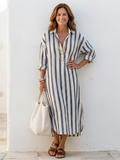 Robe Chemise Longues Rayée Naomi