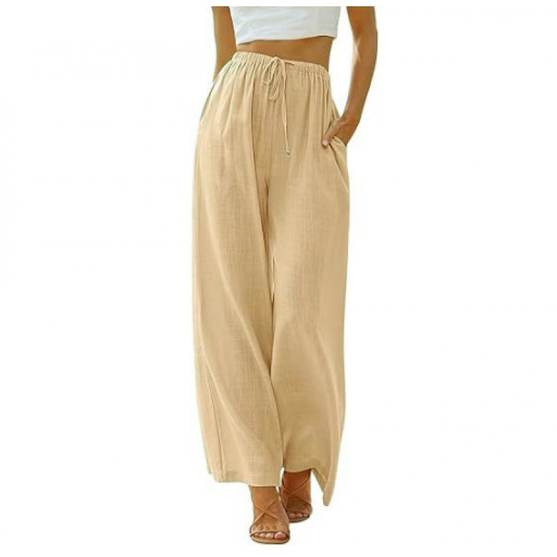 PANTALONS CLASSIQUES À JAMBES LARGES POUR FEMMES