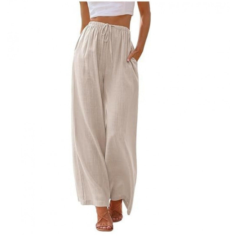 PANTALONS CLASSIQUES À JAMBES LARGES POUR FEMMES
