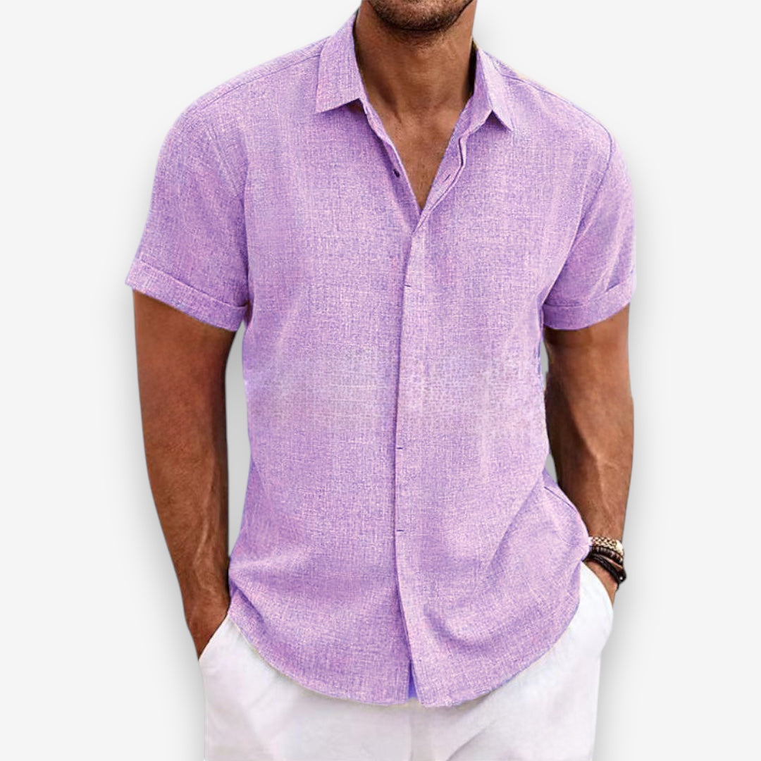 CHEMISE À MANCHES COURTES POUR HOMMES