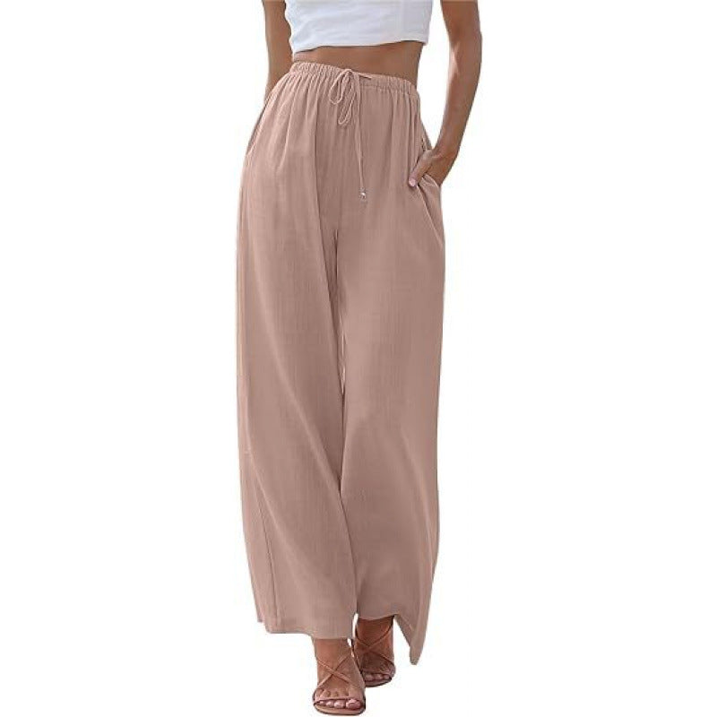 PANTALONS CLASSIQUES À JAMBES LARGES POUR FEMMES