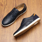 BASKETS EN CUIR