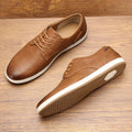 BASKETS EN CUIR