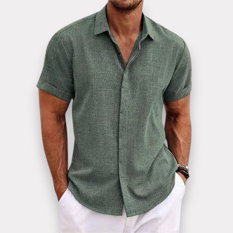 CHEMISE À MANCHES COURTES POUR HOMMES