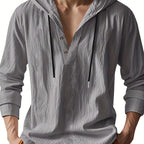 CHEMISE EN LIN AVEC CAPUCHE DE LUXE