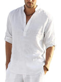 CHEMISE EN COTON LIN POUR HOMME