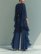 ENSEMBLE DE DEUX PIÈCES EN CHIFFON POUR FEMMES
