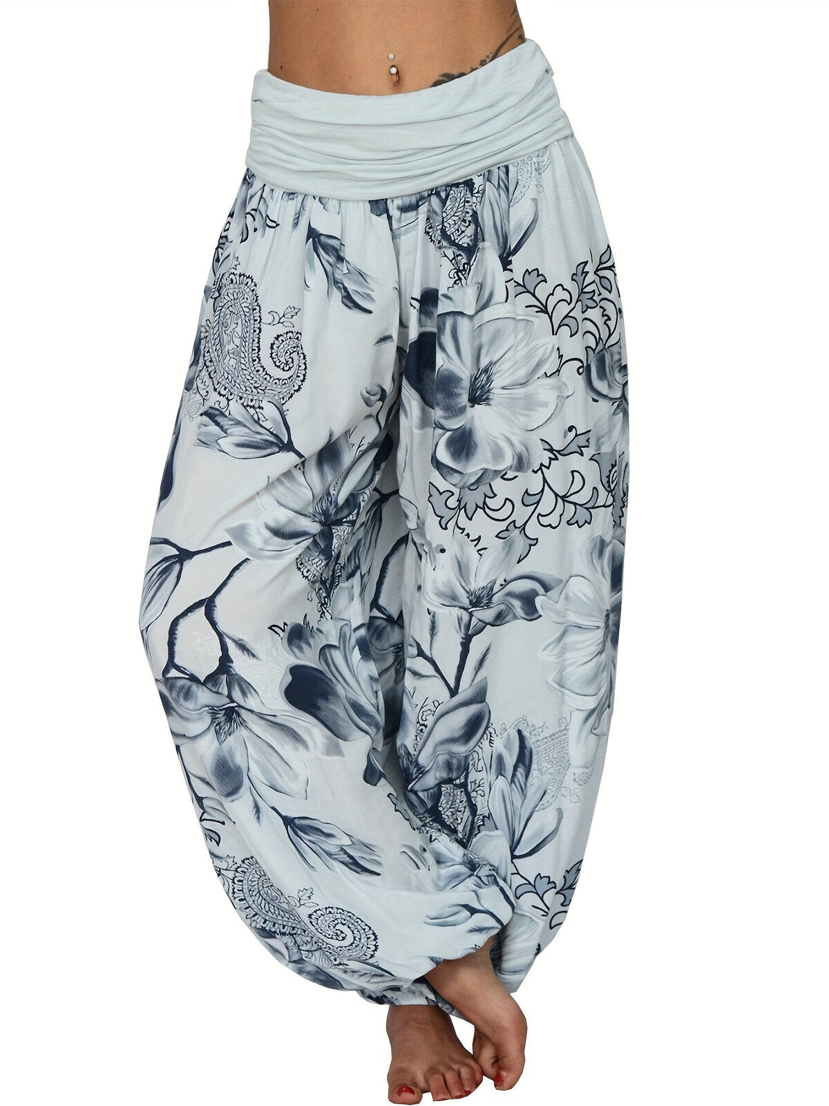 PANTALONS FLORAUX POUR FEMMES