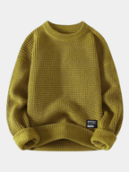 PULL EN NID D'ABEILLE PREMIUM