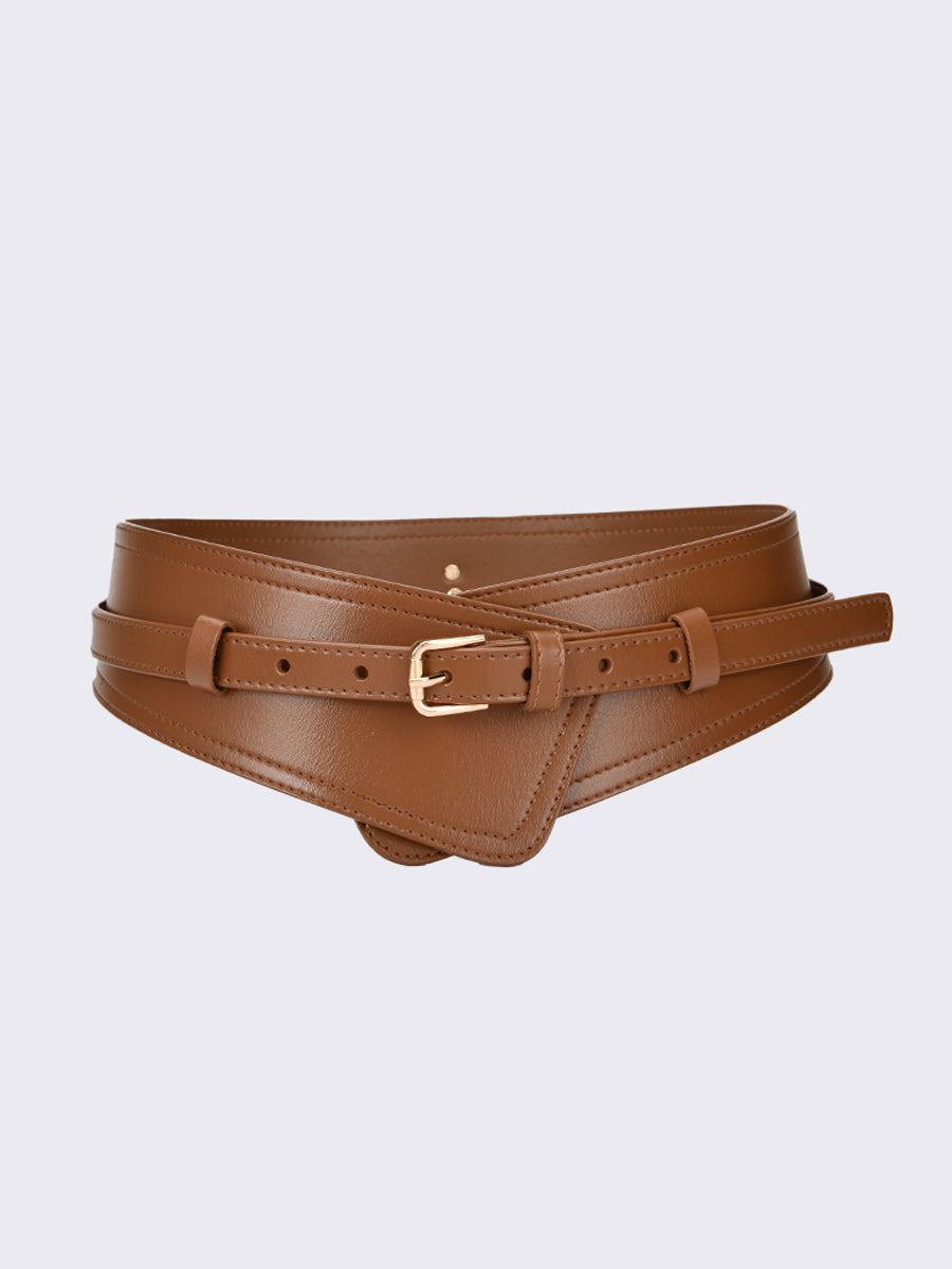 Cinturón Ancho de Mujer de Moda Estilo Harness en Cuero Sintético