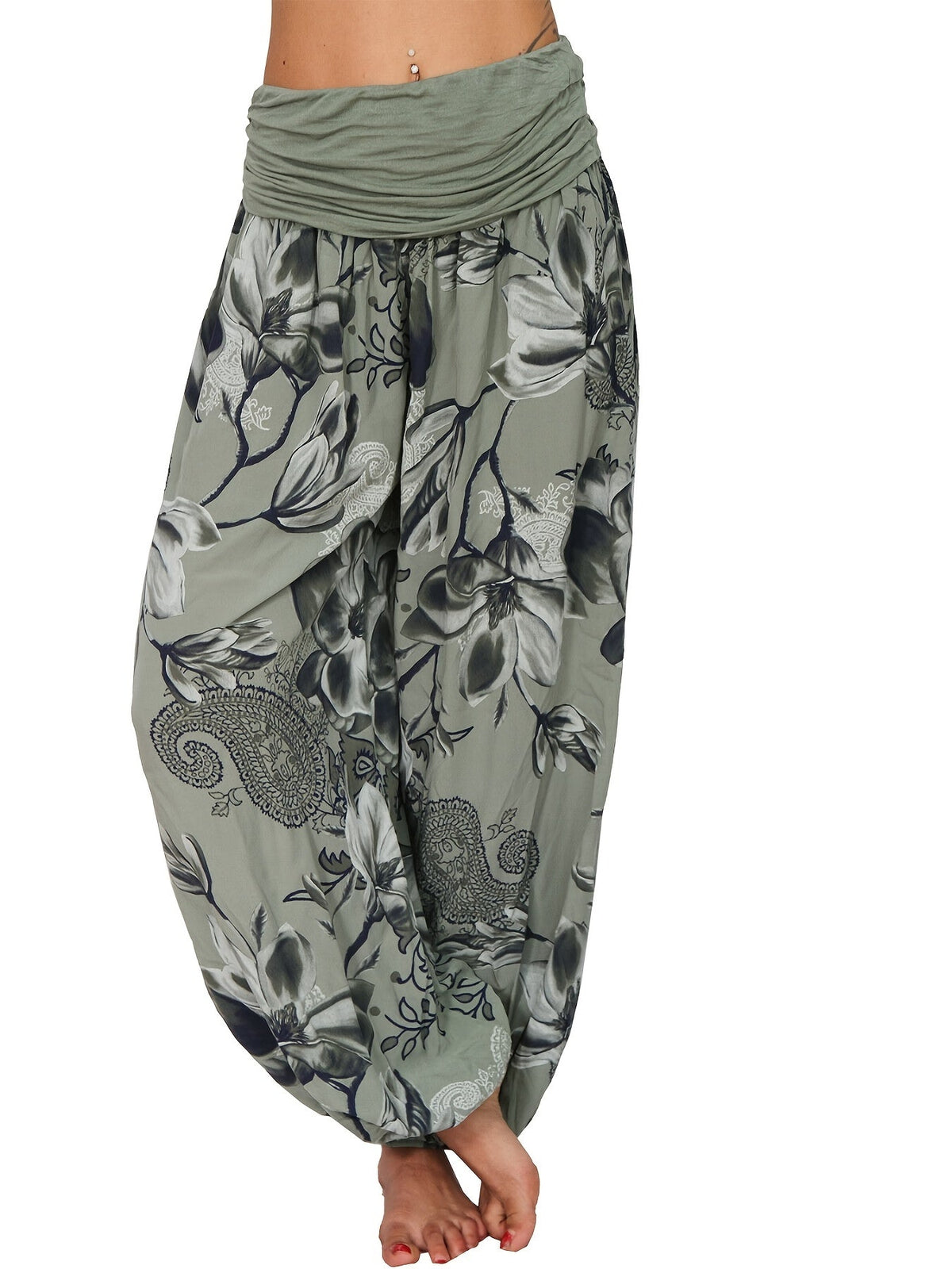 PANTALONS FLORAUX POUR FEMMES