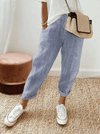 PANTALONS RAYÉS STYLÉS POUR FEMMES