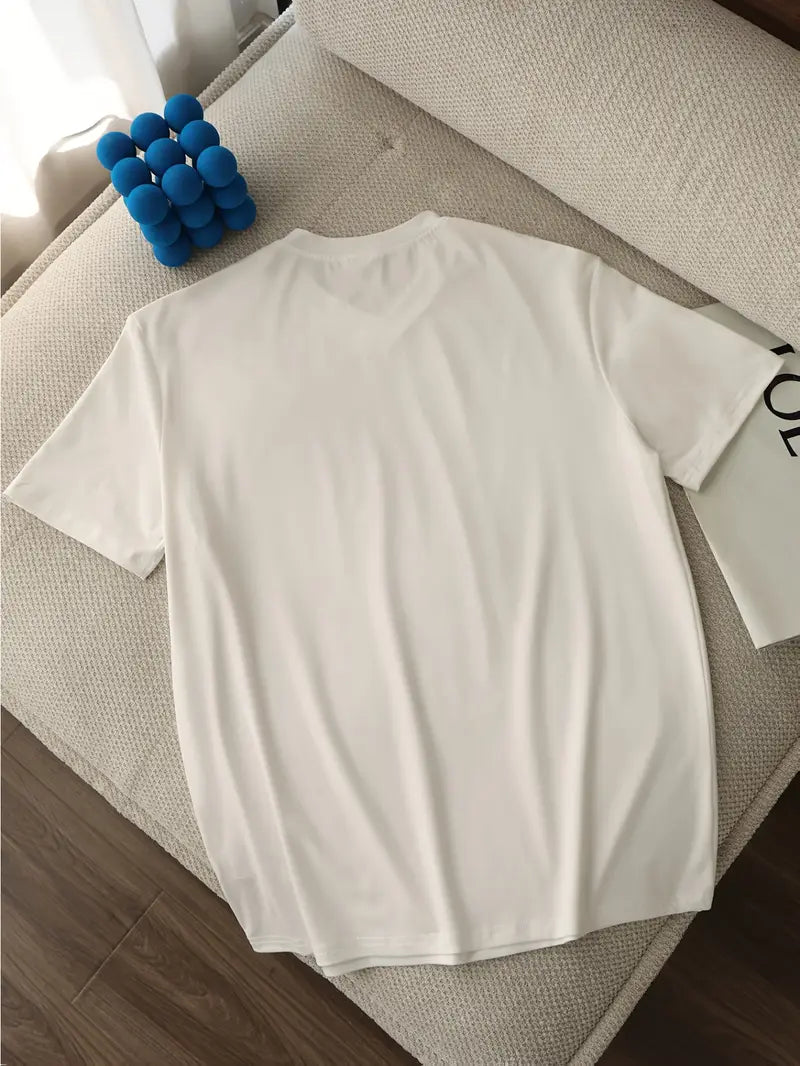 T-SHIRT À COL EN V POUR HOMMES